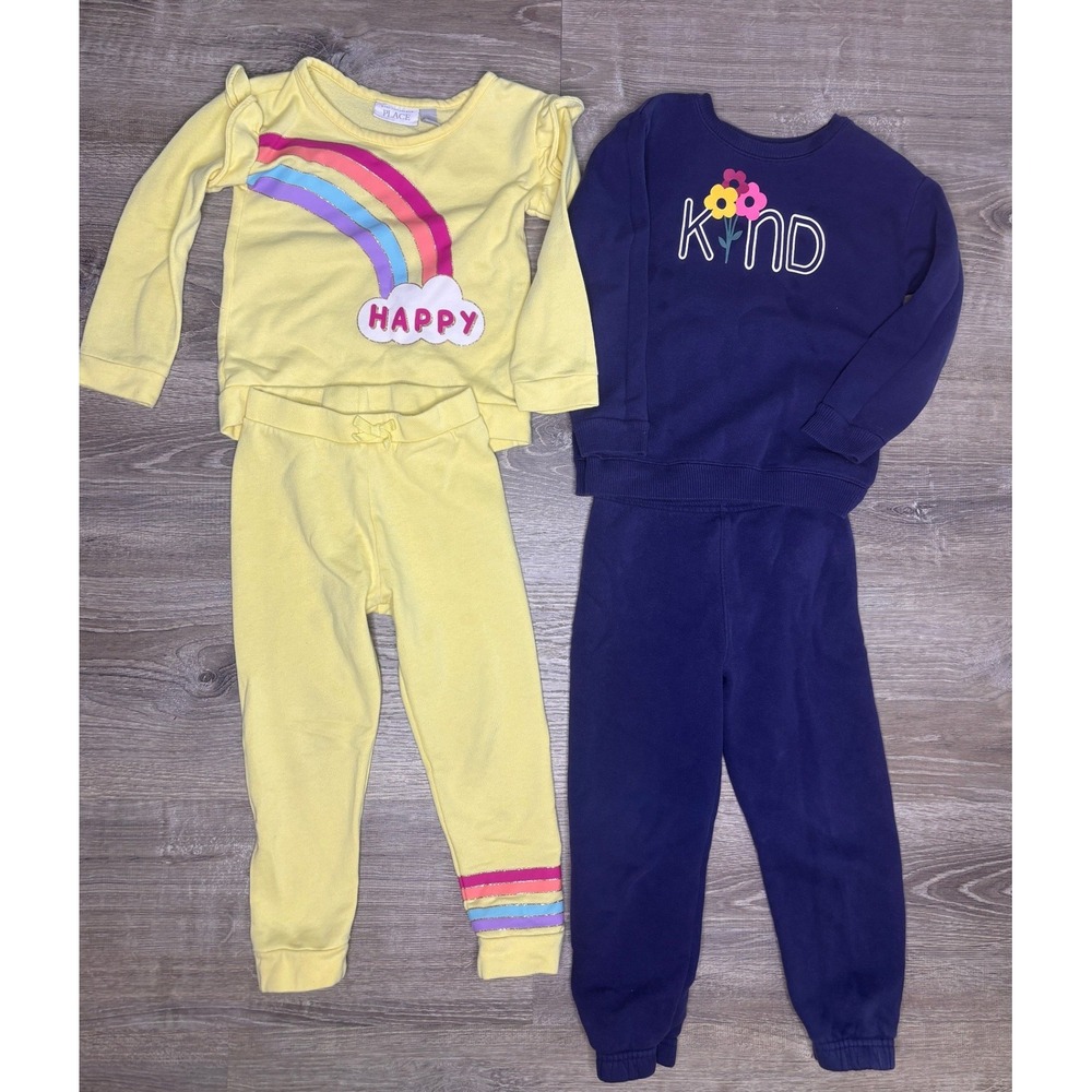 Girls Under Armour Tracksuit Children's Place Lounge Set Bundle 4T 5 Casual - Picture 5 of 7